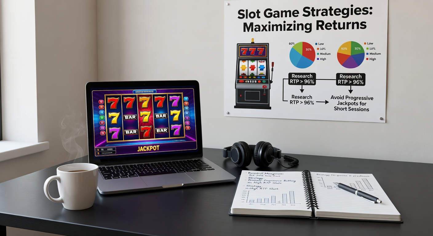 Vibrant slot machine reels spinning with colorful symbols and jackpot lights flashing in a bustling casino environment